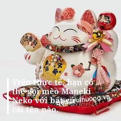 Rước may mắn về nhà nhờ có mèo thần tài phong thủy