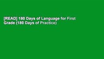 [READ] 180 Days of Language for First Grade (180 Days of Practice)