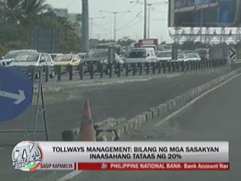 Heavy traffic seen along SLEX, NLEX for holidays