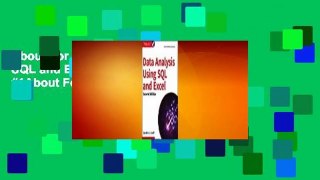 About For Books  Data Analysis Using SQL and Excel  Best Sellers Rank : #1About For Books  Data