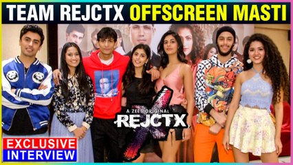 Team REJCTX FUN MASTI OffScreen | Anisha Victor, Ayush Khurana, Ridhi Khakhar | EXCLUSIVE INTERVIEW