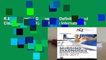 R.E.A.D Nursing Diagnoses - Definitions and Classification 2015-17 (Nanda International)