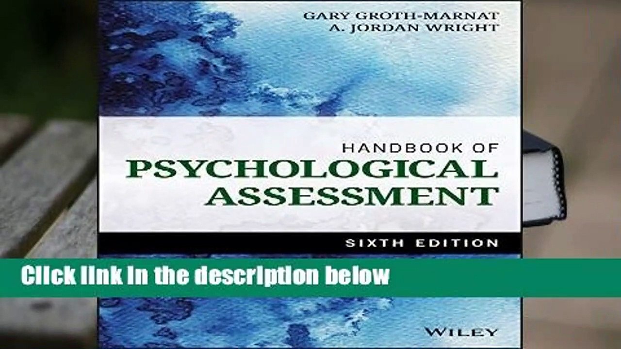 [MOST WISHED]  Handbook of Psychological Assessment