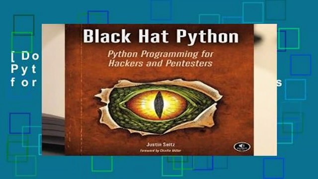 [Doc] Black Hat Python: Python Programming for Hackers and Pentesters