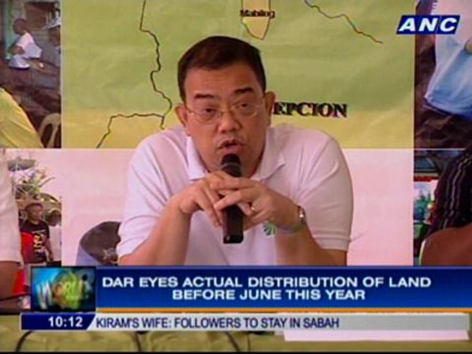 More than 6,000 farmers qualified to receive land from Hacienda Luisita