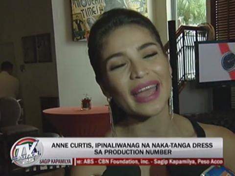 Anne Curtis speaks on 'undies' issue