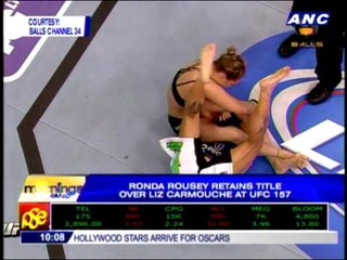Rousey retains UFC women's title over Carmouche
