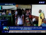 Over 200 Filipino residents flee village in Lahad Datu