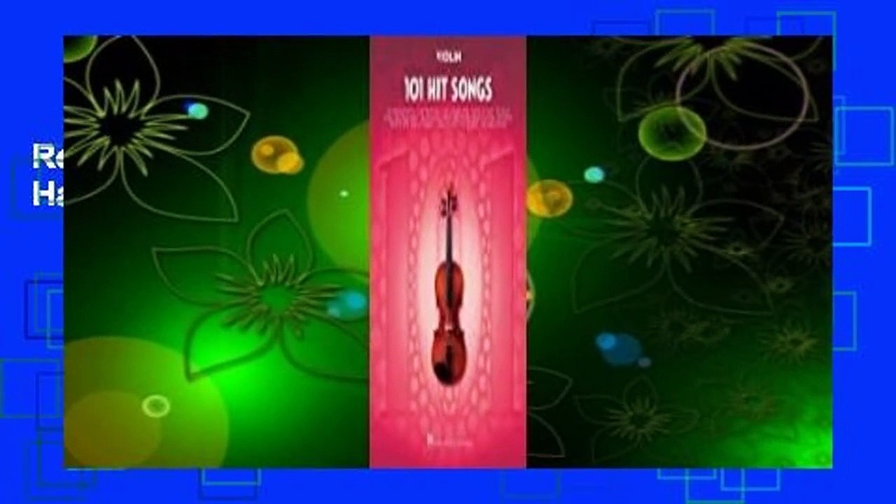 Review  101 Hit Songs: For Violin - Hal Leonard Publishing Company