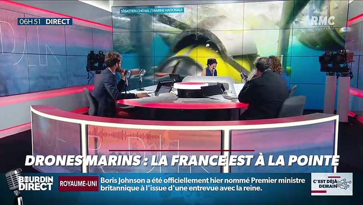 La chronique de Nina Godart : La France est à la pointe sur les drones marins - 25/07