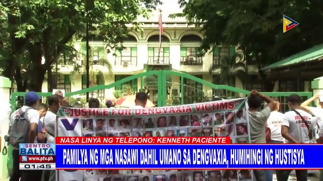 Pamilya ng mga nasawi dahil umano sa Dengvaxia, humihingi ng hustisya