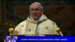 Pope Francis celebrates first mass