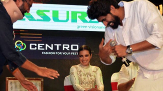 Rana And Kajal Agarwal in Nene Raju Nene Mantri Movie Promotions(telugu)