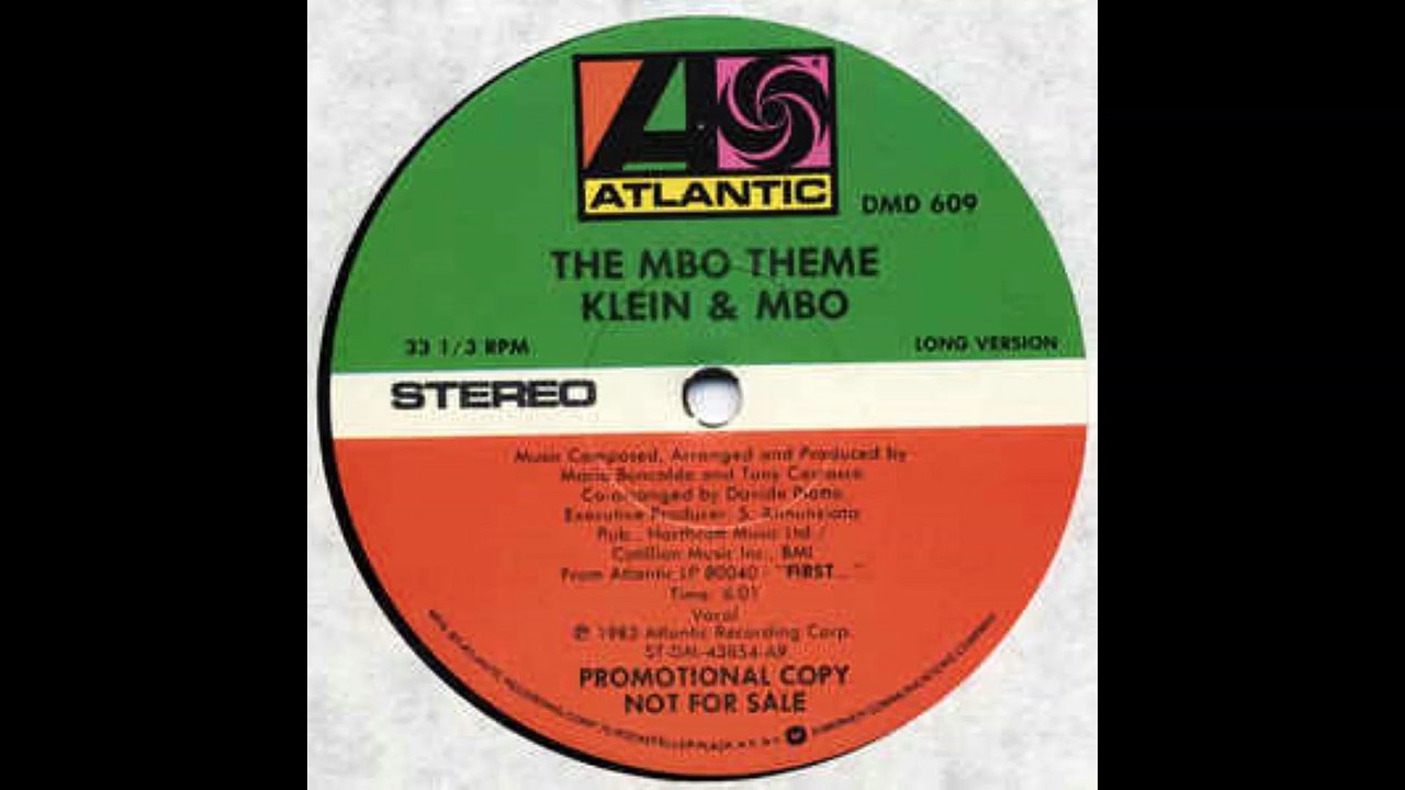 KLEIN & MBO - The MBO Theme (Dirty Talk)