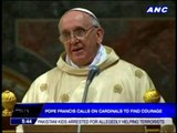 Francis celebrates mass for first time as pope