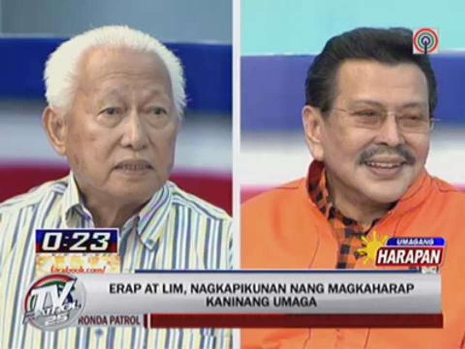 Erap, Lim trade barbs over qualifications