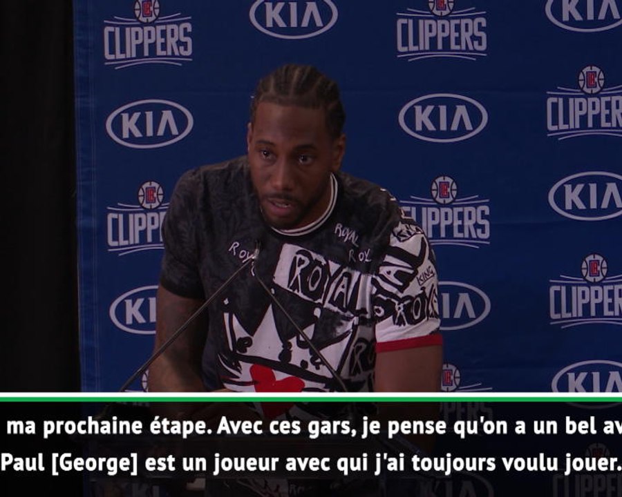 Clippers - Kawhi Leonard : "On peut écrire l'histoire"