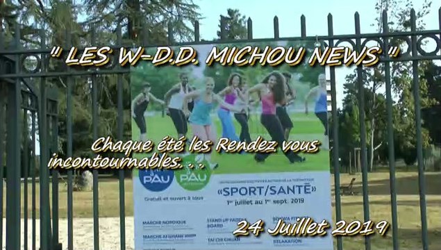 LES W-D.D. MICHOU NEWS - 24 JUILLET 2019 - EN FORME À PAU ÉTÉ 2019 - AUX HALLES L'ATELIER NUTRITION