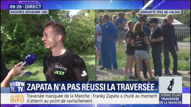 Flyboard: Une déception énorme pour l'équipe de Franky Zapata, qui n'a pas réussi à traverser la Manche