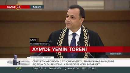 AYM'de yemin töreni
