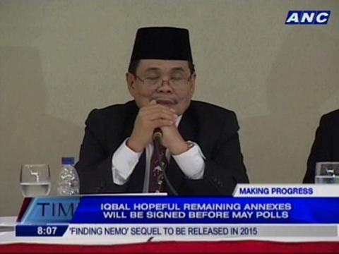Transition Commission optimistic Bangsamoro basic law will be signed next year