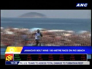 Bolt wins 150-meter race on Rio beach