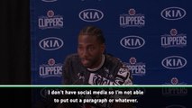 Kawhi thanks Toronto as he begins Clippers journey