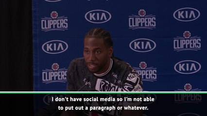 Download Video: Kawhi thanks Toronto as he begins Clippers journey