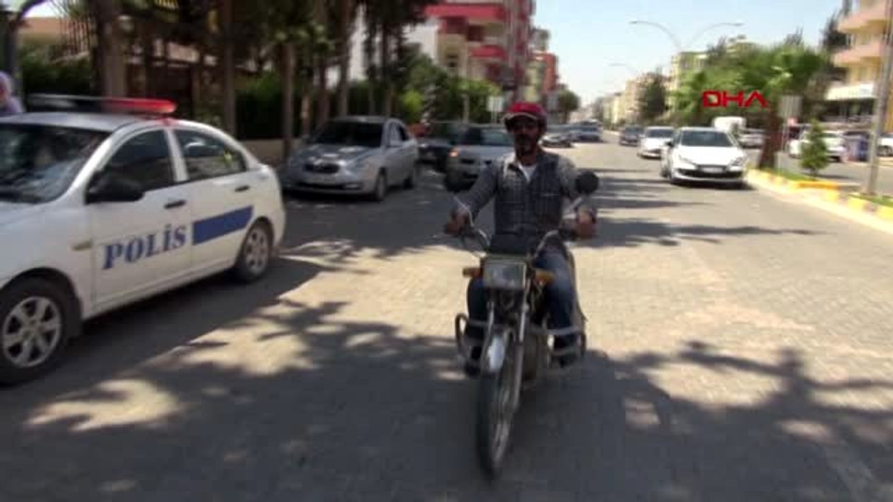 HATAY MOTOSİKLET SÜRÜCÜLERİNE MOBESE'DEN KASK DENETİMİ