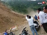 VIDEO: देखें, केदारनाथ मार्ग में कैसे भरभराकर हो रहा है भूस्खलन