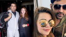 Kapil Sharma's wife Ginni Chatrath flaunts her baby bump at Mumbai airport | FilmiBeat
