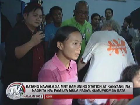 Missing boy reunited with parents