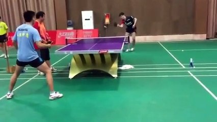 Ovtcharov   Table  Tennis  Interval  Training in China