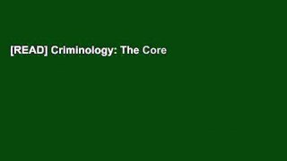 [READ] Criminology: The Core