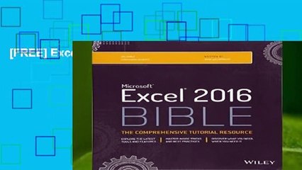 [FREE] Excel 2016 Bible