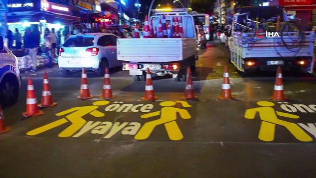 Ankara Büyükşehir Belediyesinden, “önce yaya uygulaması” konusunda farkındalık yaratan çalışma