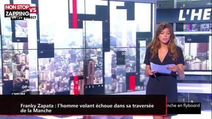 Franky Zapata : "l'homme volant" échoue dans sa traversée de la Manche (vidéo)