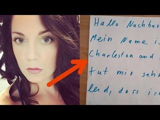 Neighbors Hear A Constant Whining Behind The Door...