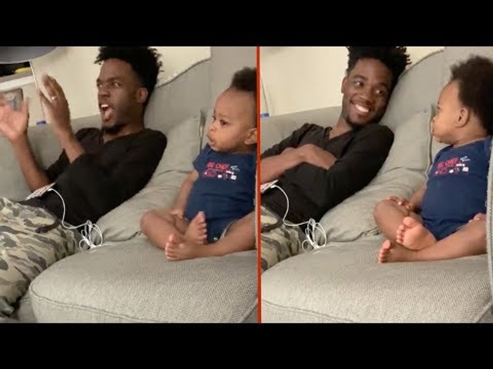 This Conversation Between A Father & His Baby Is Simply Adorable!