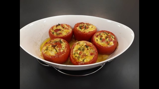 Rreze Dielli 25 Korrik 2019 Të Gatuajmë me Znj Vjollca P1 Domate Të Mbushura Me Djathë Dhe Vezë