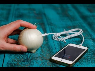 Comment charger son téléphone portable avec un oignon ?