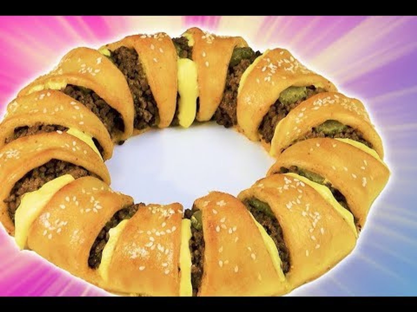 Cheeseburger Ring: The Perfect Centerpiece For Any Party - video Dailymotion