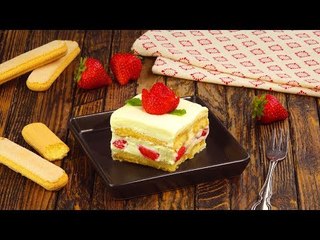 A fruity twist on tiramisu — Strawberry and Orange Liqueur Delight