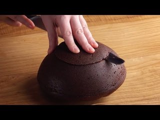 Push 4 Halved Cookies Into The Cake And Boom! You've Got It!