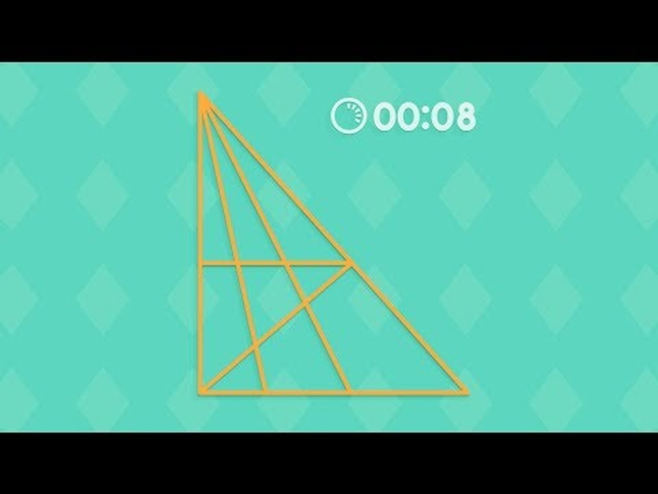Devinerez-vous le nombre de triangles dans cette image en 20 secondes ?