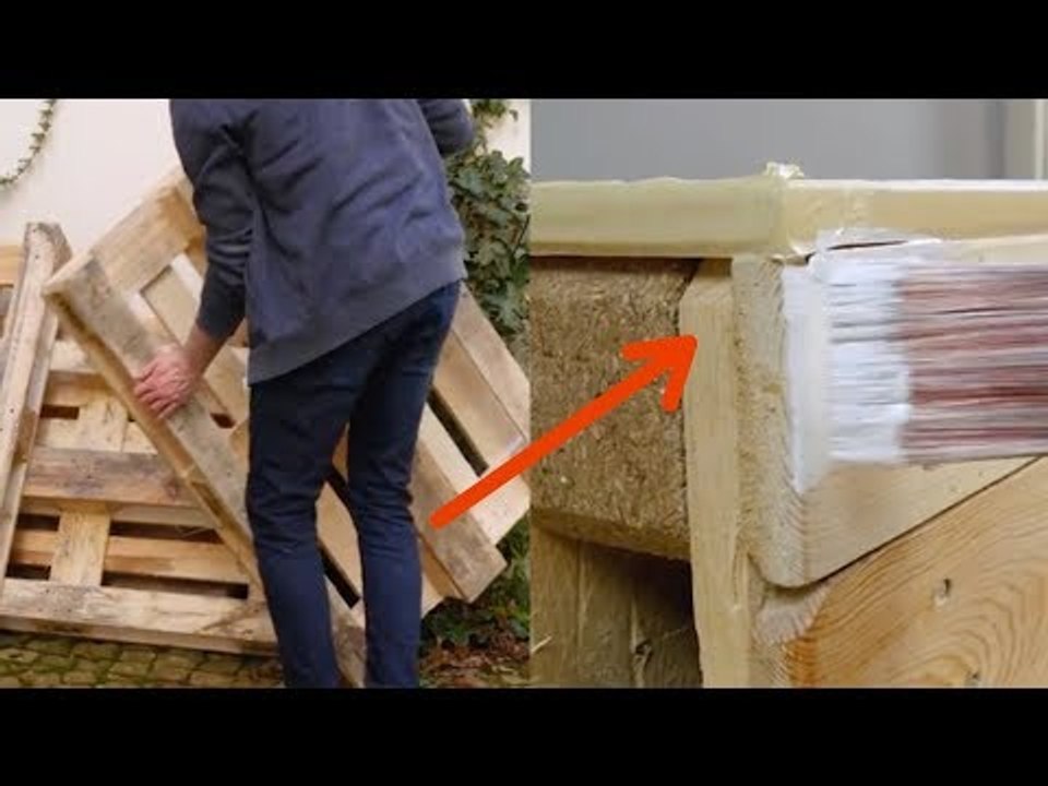 Vous pouvez construire cette petite merveille avec 4 vieilles palettes