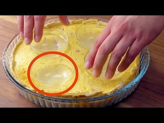 Bake 4 Glass Bowls In An Egg Mixture – The Crust Is The Best Part!
