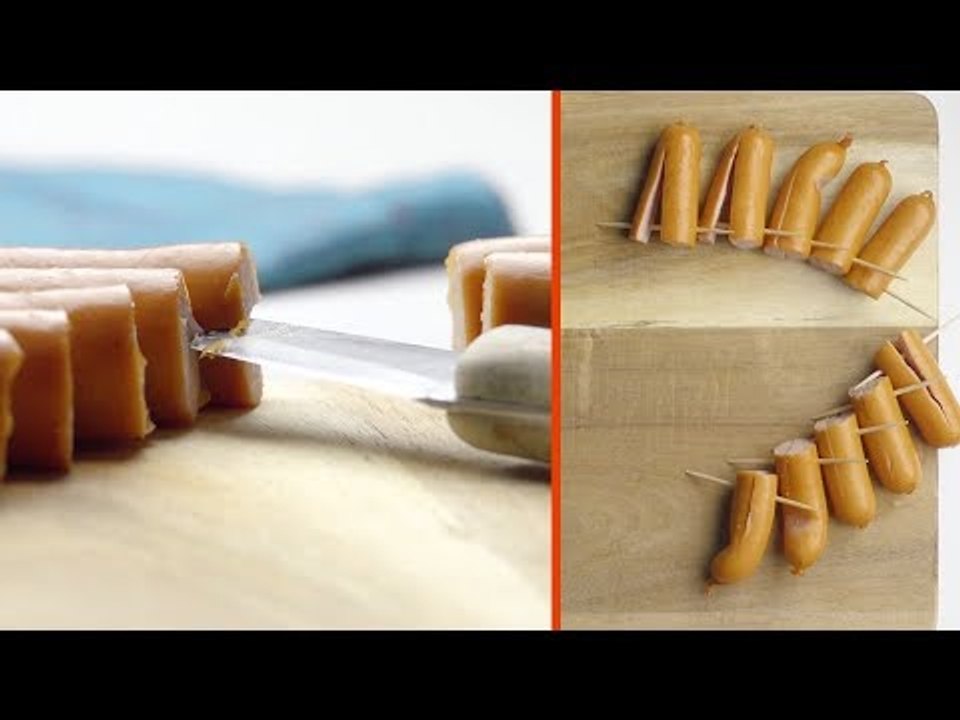 Use 5 Hots Dogs & 10 Toothpicks to Make This Year's Coolest Festive Meal!