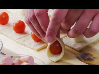 Wrap 3 Things In Dough Squares. In The End, Everyone Will Be Amazed!