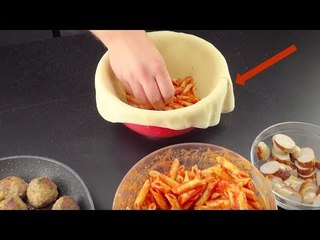 Cut The Dough Dome With A Knife! You'll Freak Out When You See The Filling.
